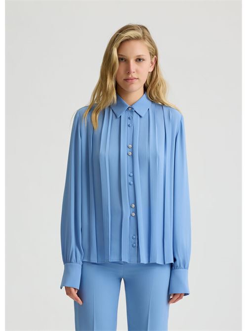 ECS CAMICIA CON PIEGHE LIU JO | CA5202TS066/X0647